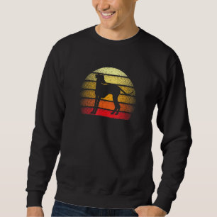 Moletom Tema de Cão de Greyhound Italiano Retroativo - Des