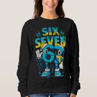 Moletom Tema de Inverno de Natal Seis Sete Gráfico de Feri