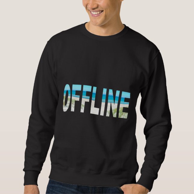 Moletom Tempo Offline Fora da Costa do Mar Ortod Water Bea (Frente)