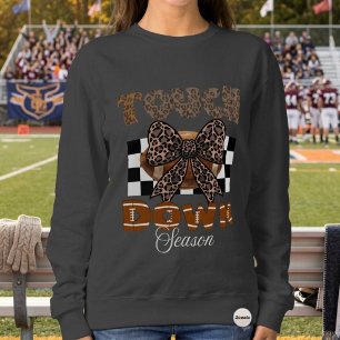 Moletom Temporada de Touchdown do Leopardo Futebol de Dia