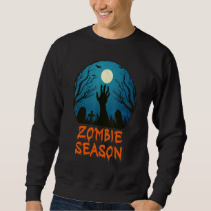 Moletom Temporada de Zumbi Cemitério ao Luar Crianças Ass
