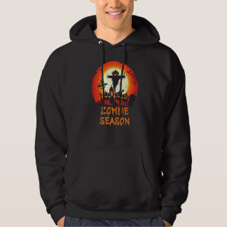 Moletom Temporada de Zumbi Cemitério Assustador ao Luar C