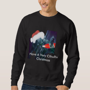 Moletom Tenha muito um Natal de Cthulhu (a camisola dos