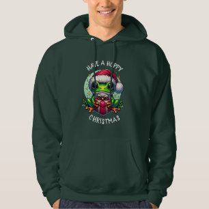 Moletom Tenha um Natal feliz Sapo Pun