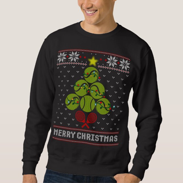 Moletom Tênis Balls Tree Feliz Natal Doce Feio (Frente)