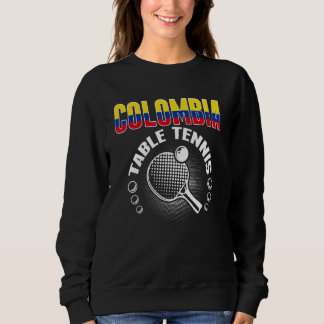 Moletom Tênis de Mesa Colômbia  Apoie o Ping Pong Colombia