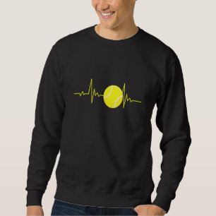Moletom Tênis Heartbeat Para Jogadores Coaches Tênis Playe