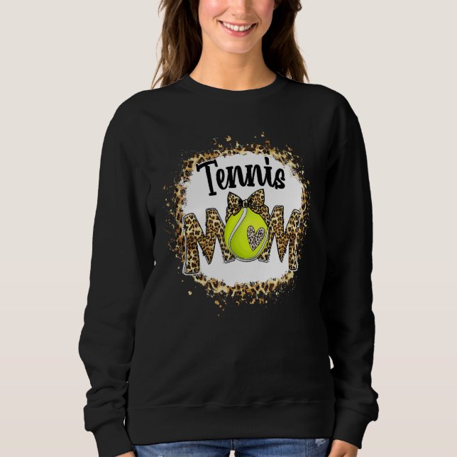 Moletom Tênis Mãe Leopardo Sangrou Mãe Dia de as mães (Frente)