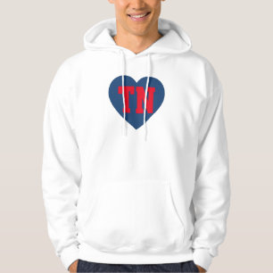 Moletom Tennessee TN Heart Design - Estado Minimalista Neg