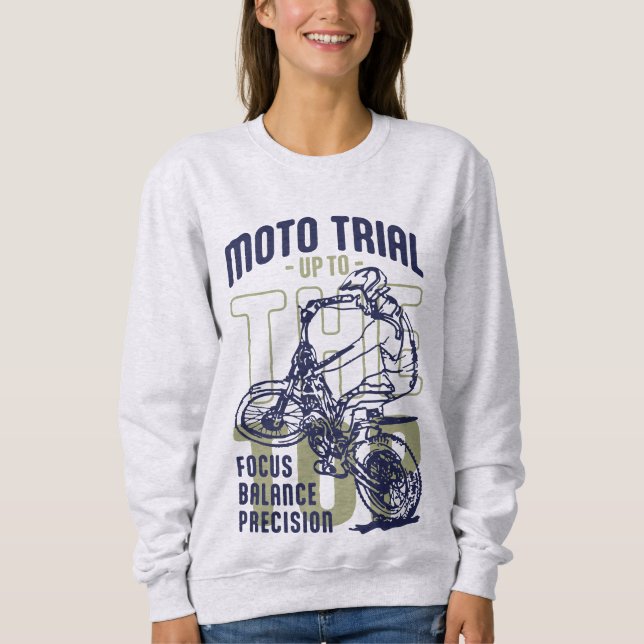 Moletom Tentativa De Moto Até O Topo (Frente)