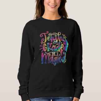 Moletom Tenth Grade Is Magical Unicorn Tie Dye Back To Sch