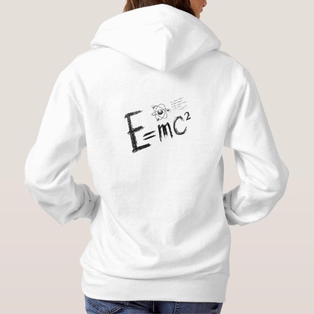 Moletom Teoria da Relatividade de Einstein. Fórmula (Verso)