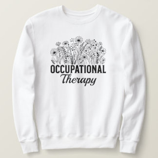 Moletom Terapia Ocupacional Floral Terapeuta Ocupacional T