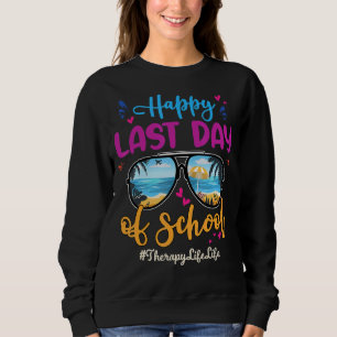 Moletom Terapia Vida Feliz Dia Passado da Escola Óculos de