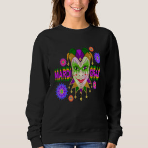 Moletom Terça-feira gorda Mardi Gras Mascarada Mask , Mard