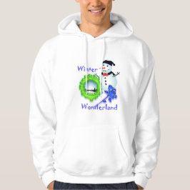 Moletom terra de maravilha de inverno,boneco de neve,rosa