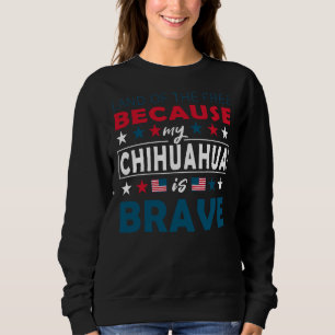 Moletom Terra Dos Libertos Porque Meu Chihuahua É Bravo