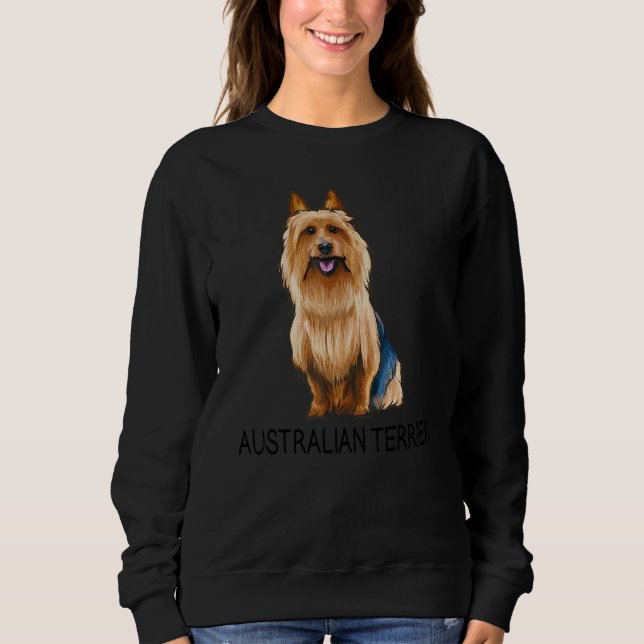 Moletom Terrier Australiano Cachorro Louco (Frente)