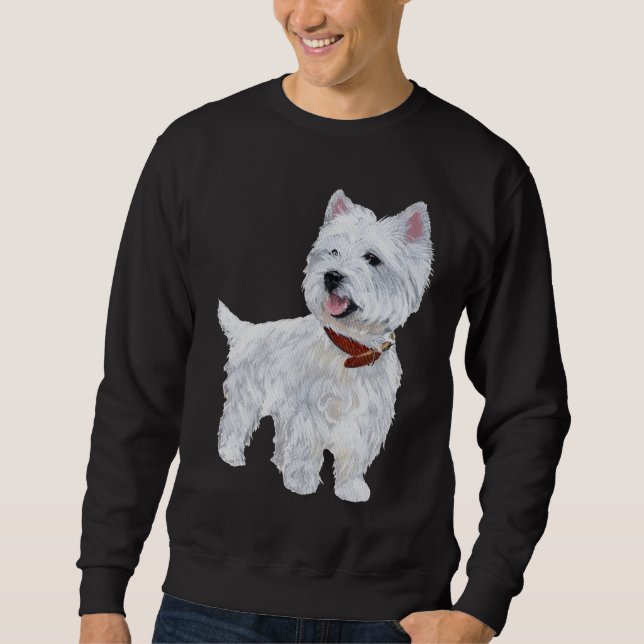 Moletom Terrier Branco do West Highland (Frente)