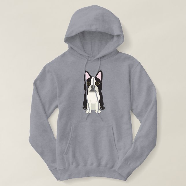 Moletom Terrier de Boston (Frente do Design)