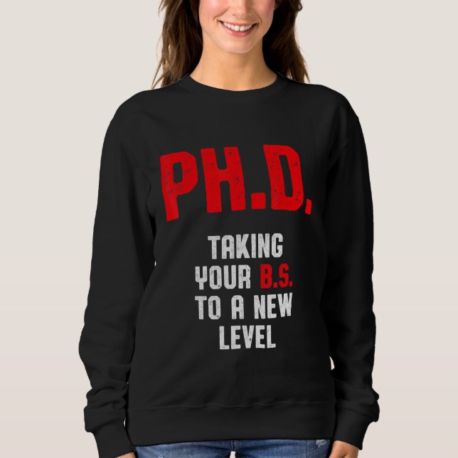 Moletom Tese de Doutorado de Aluno de PhD Graduação 2 (Frente)