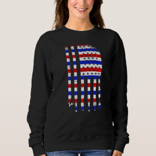 Moletom Tesoura de Barbeiro Bandeira Americana Barbearia C