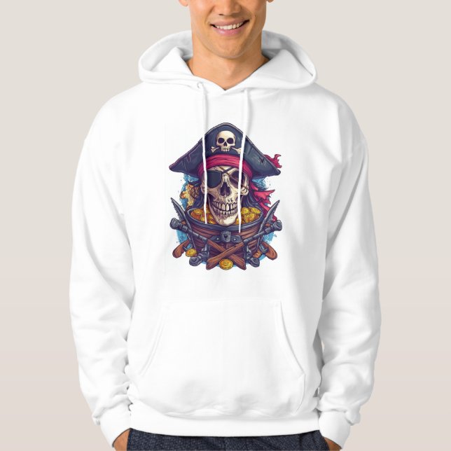 Moletom Tesouro da Caveira Pirata (Frente)