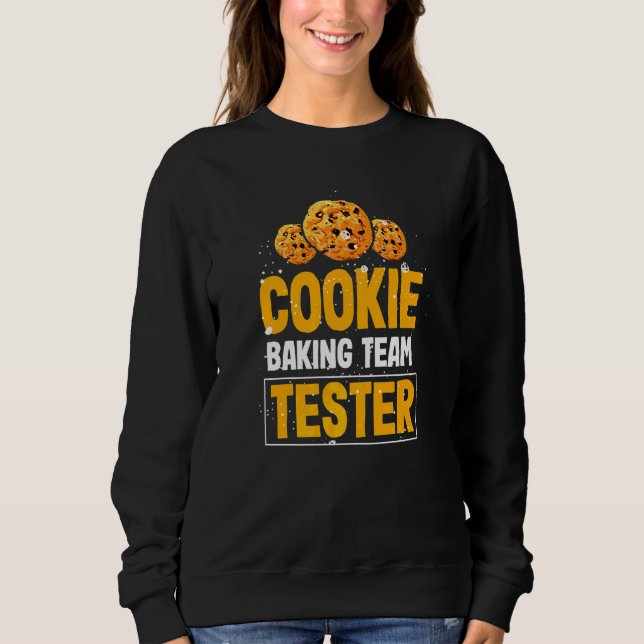 Moletom Testador da Equipe de Preparação de Biscoitos para (Frente)