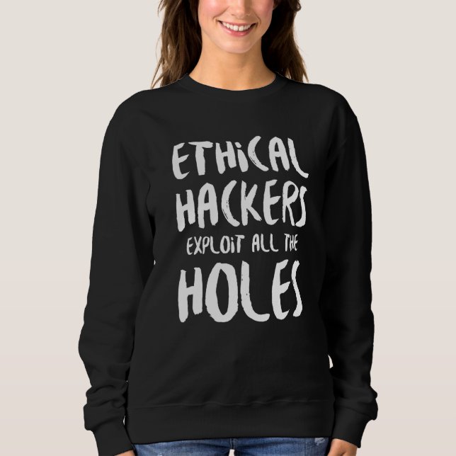 Moletom Testor de Caneta de ti para cibersegurança do hack (Frente)