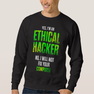 Moletom Testor de Caneta de ti para cibersegurança do hack