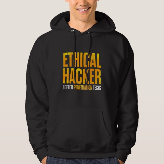 Moletom Testor de Caneta de ti para cibersegurança do hack (Frente)