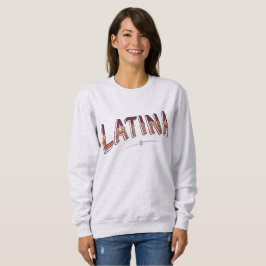 Moletom Teto gráfico latino personalizado - Design preto