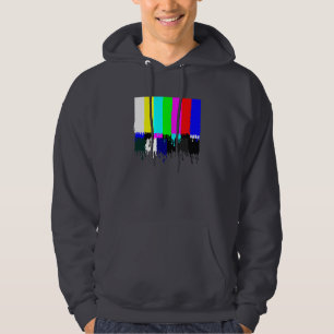 Moletom Tevê nenhum Hoodie do sinal (cor escura)