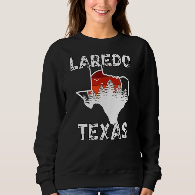 Moletom Texas Retro Laredo Texas Souvenirs 1 (Frente)