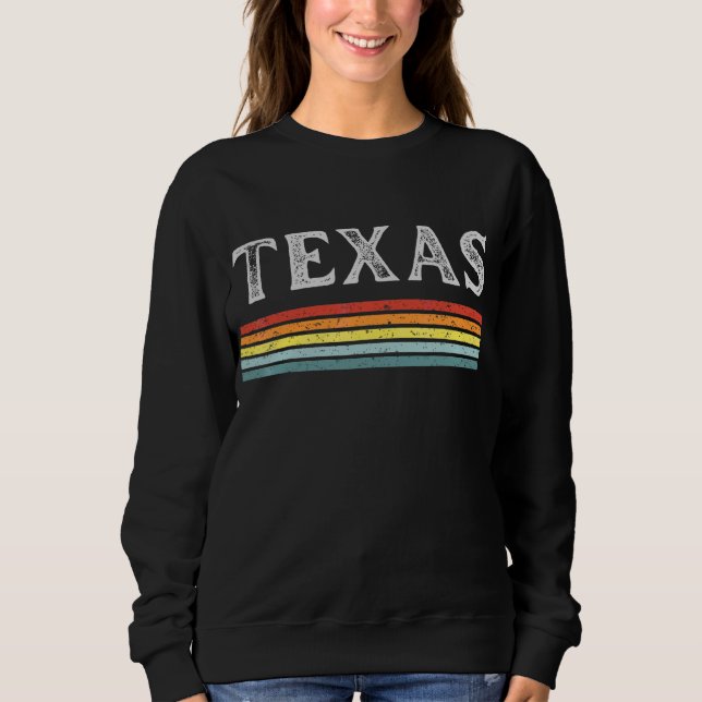 Moletom Texas Vintage Sunset Retro Distúrbio (Frente)
