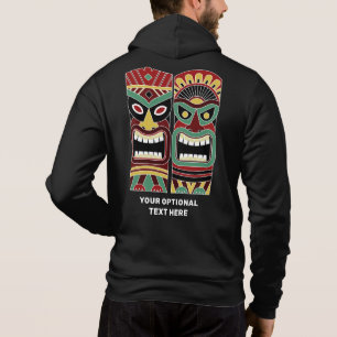 Moletom Texto e nome personalizados do Tiki Totems legal