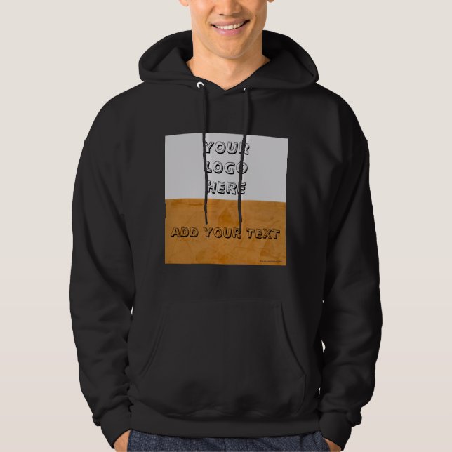 Moletom Texto Fotográfico Hoodie Gráfico Negrito (Frente)