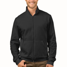 Texto personalizável, nome comercial Fleece Zip Jo