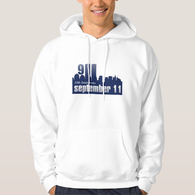 Moletom Th dos 9 /11 de setembro de 11 - 10o Hoodie do (Frente)