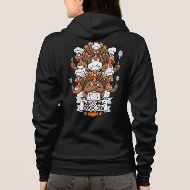 Moletom Thanksgiving Adult Full-Zip Hoodie (Verso)