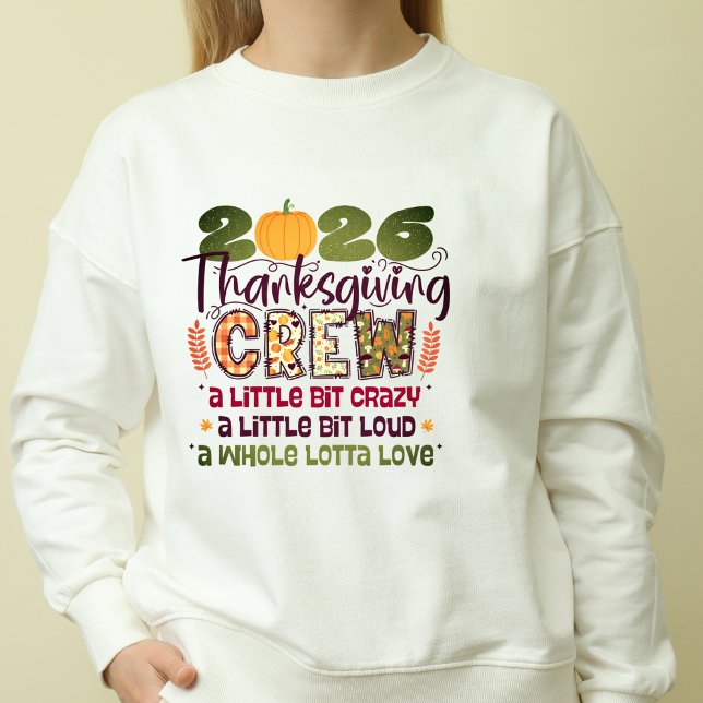 Moletom Thanksgiving Crew 2026 Shirt | Family Fall Sweatsh (Thanksgiving Crew 2026 Shirt | Family Fall Sweatsh)