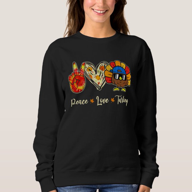Moletom Thanksgiving Turkey Apparel Women Men (Frente)