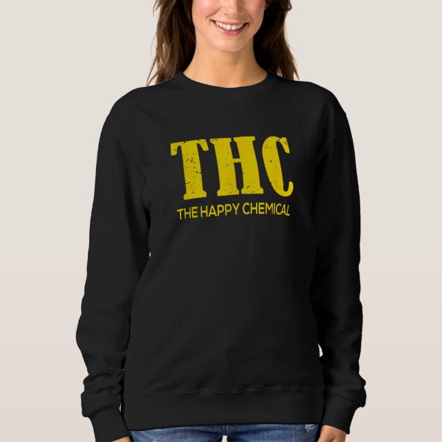 Moletom THC  O Químico Feliz (Frente)