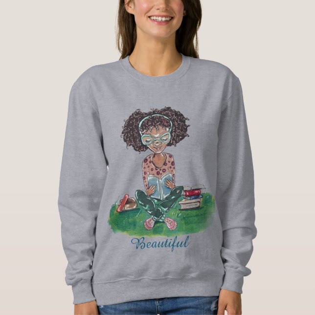 Moletom The Beautiful Collection Sweatshirt: Bookworm (Frente)