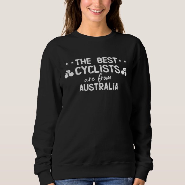 Moletom The best cyclists are from Australia (Frente)