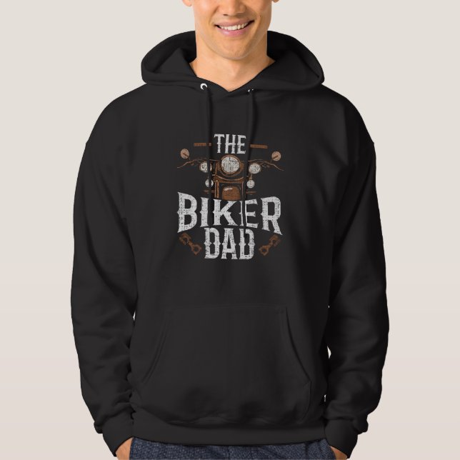 Moletom The Biker Dad  Motorcycle Biker (Frente)