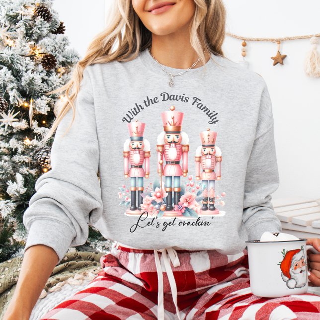 Moletom The Christmas Nutcracker Sweatshirt (Customize this cute Christmas Nutcracker Sweatshirt. )