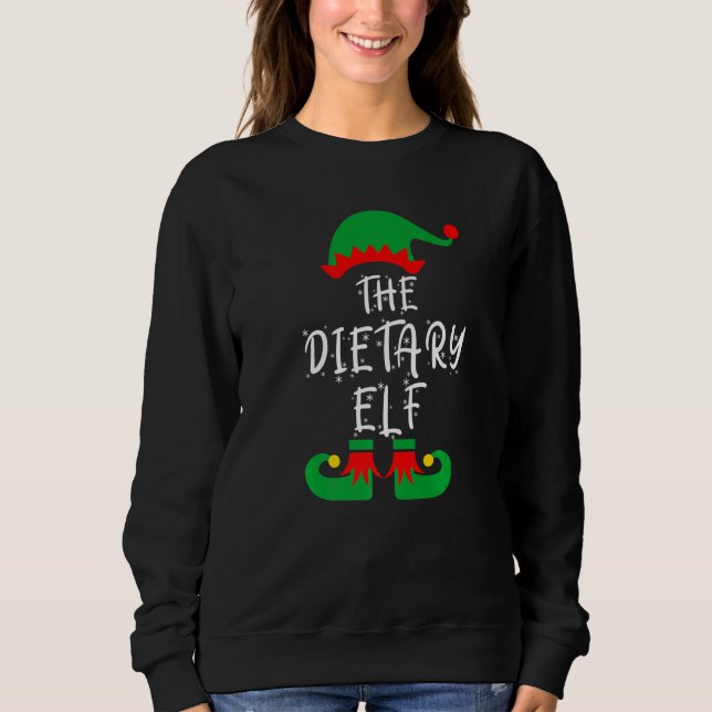 Moletom The Dietary Elf  Christmas Family Matching Pajama  (Frente)