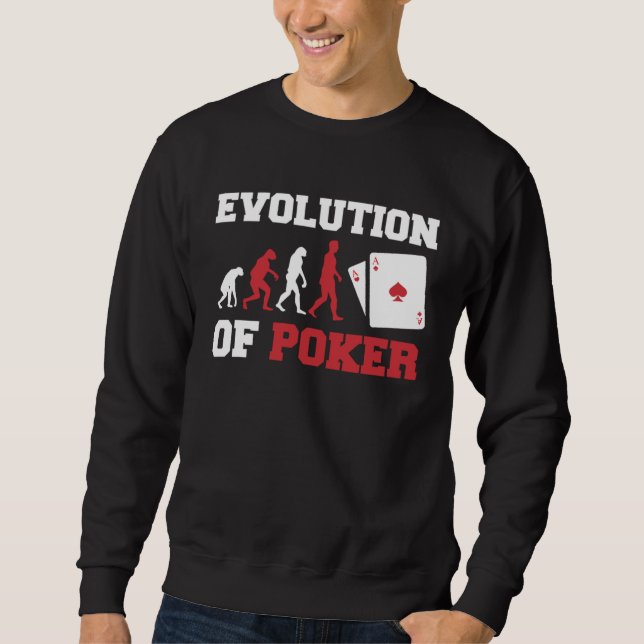 Moletom The Evolution Of Poker Pocket Aces  Poker (Frente)
