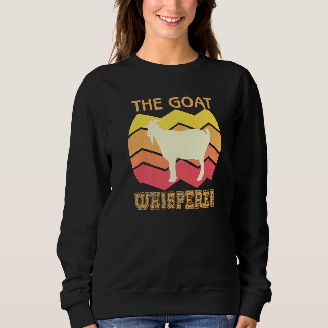 Moletom The Goat Whisperer Animal For Men Women Retro (Frente)